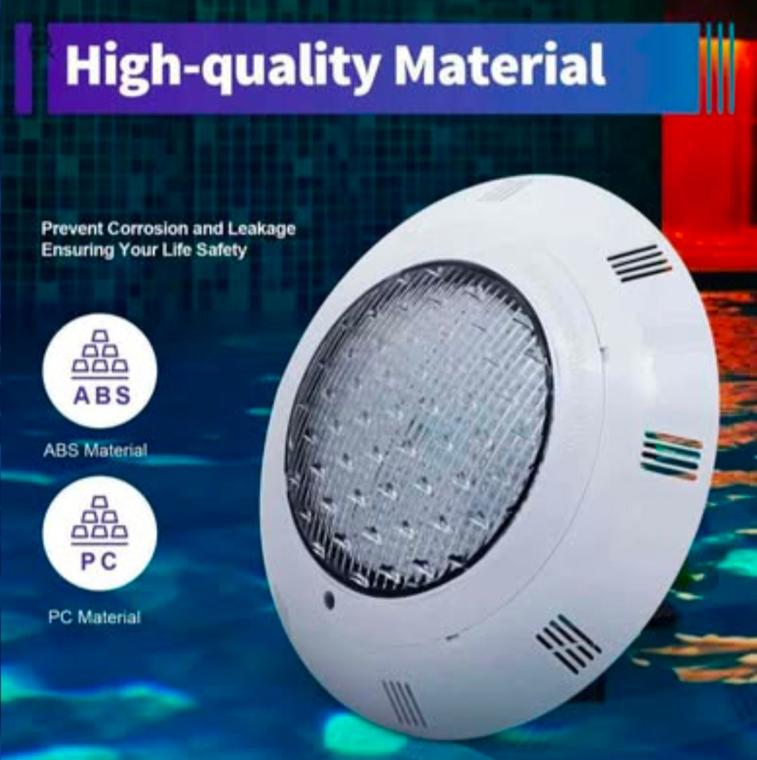 🌈✨ ¡Ilumina tu piscina con estilo y diversión! ✨🌈  💡 Lámpara de Piscina RGB - 54W 💡