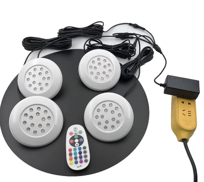 Lámparas LED IP68 de 9 Vatios RGB