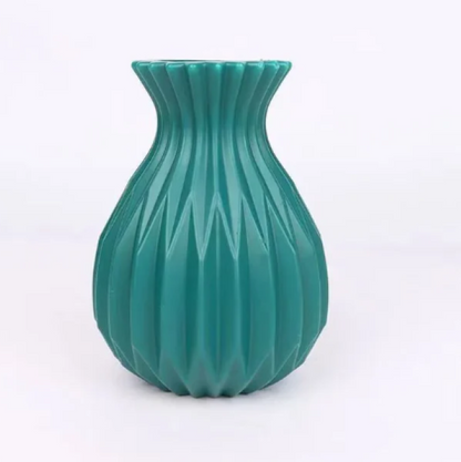 🌿 Florero Nórdico Minimalista 🌟 Imitación Cerámica en Plástico Elegante 🏡