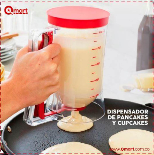 🧁✨ Dispensador de Pancakes y Cupcakes - Precisión y Comodidad 🥞🍯