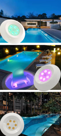 Lámparas LED IP68 de 9 Vatios RGB