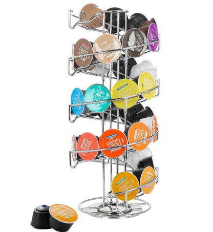 Organiza tu Café con Estilo: Rack de Cápsulas en Acero Inoxidable, Elegancia y Practicidad